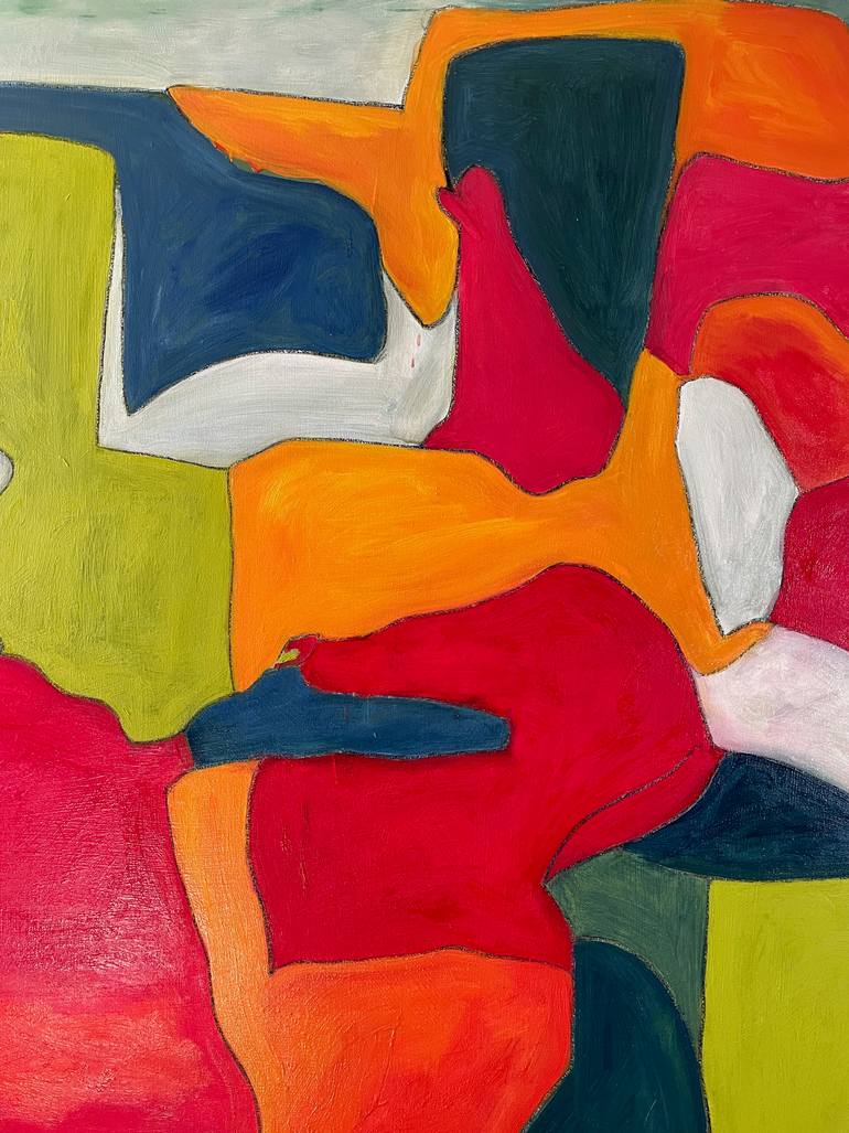 Original Abstract Expressionism Abstract Painting by Steven Miller