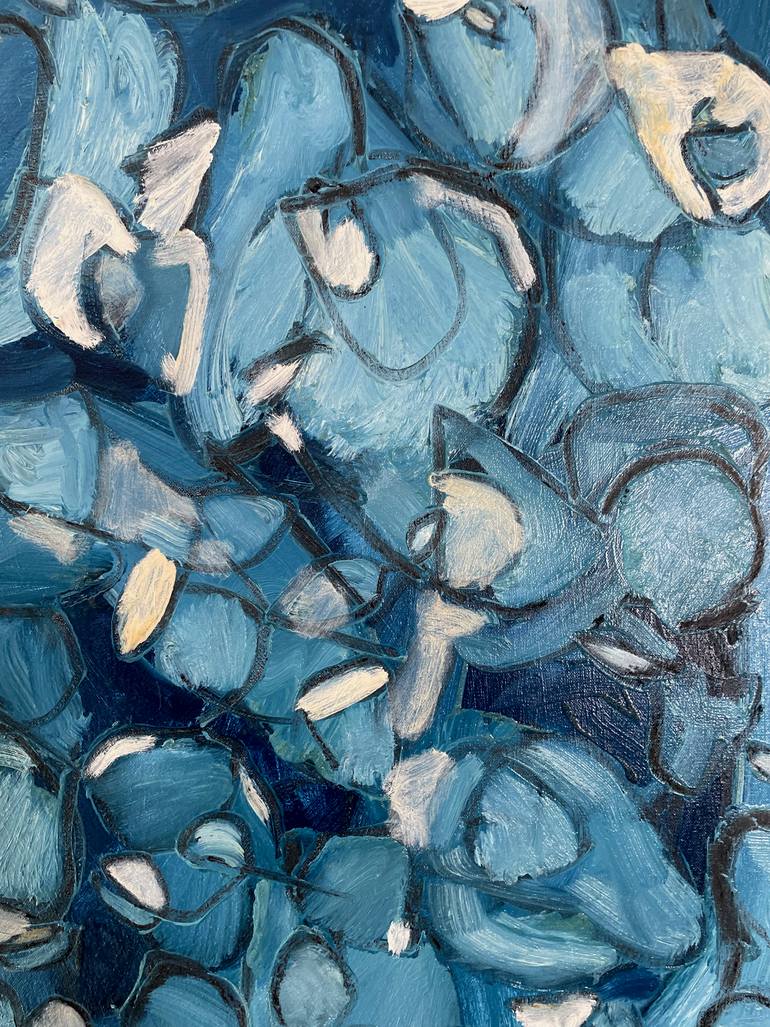 Original Abstract Expressionism Abstract Painting by Steven Miller