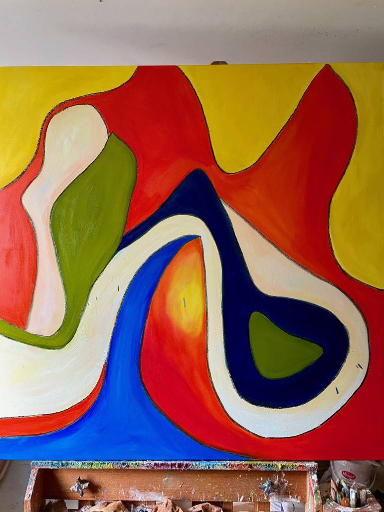 Original Abstract Painting by Steven Miller