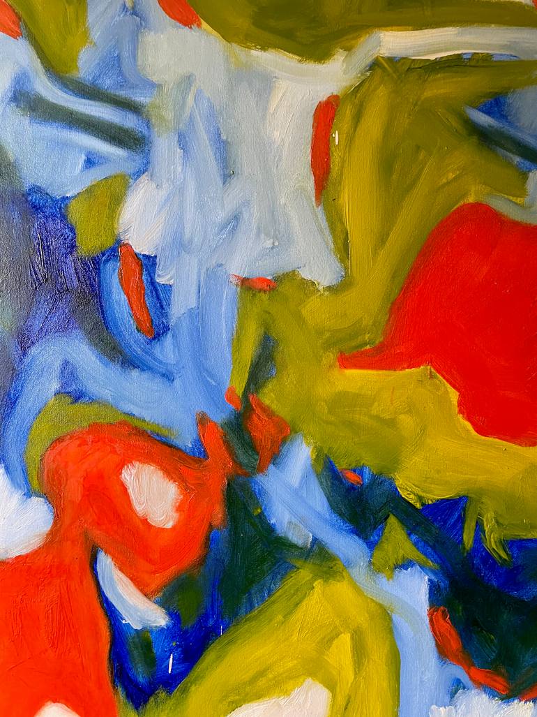 Original Abstract Expressionism Abstract Painting by Steven Miller