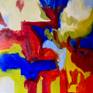 On easel