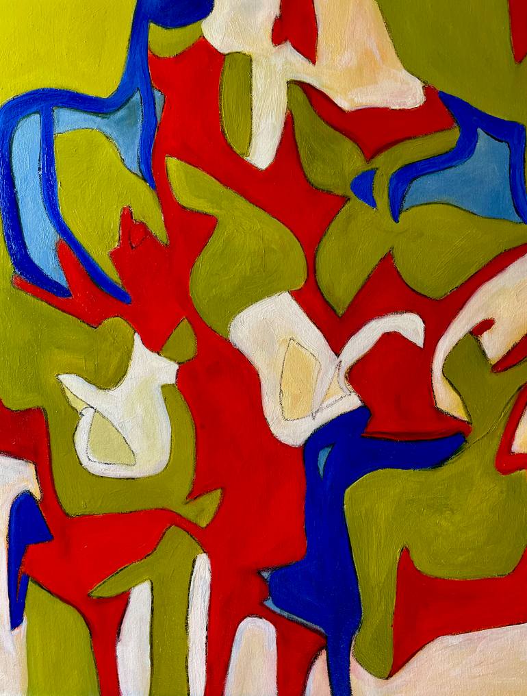 Original Abstract Expressionism Abstract Painting by Steven Miller