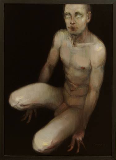 Print of Figurative Men Paintings by Lena Lafaki