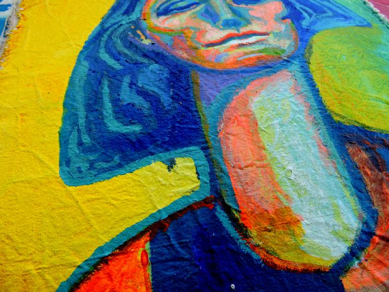 Original Contemporary People Painting by Raquel Sarangello