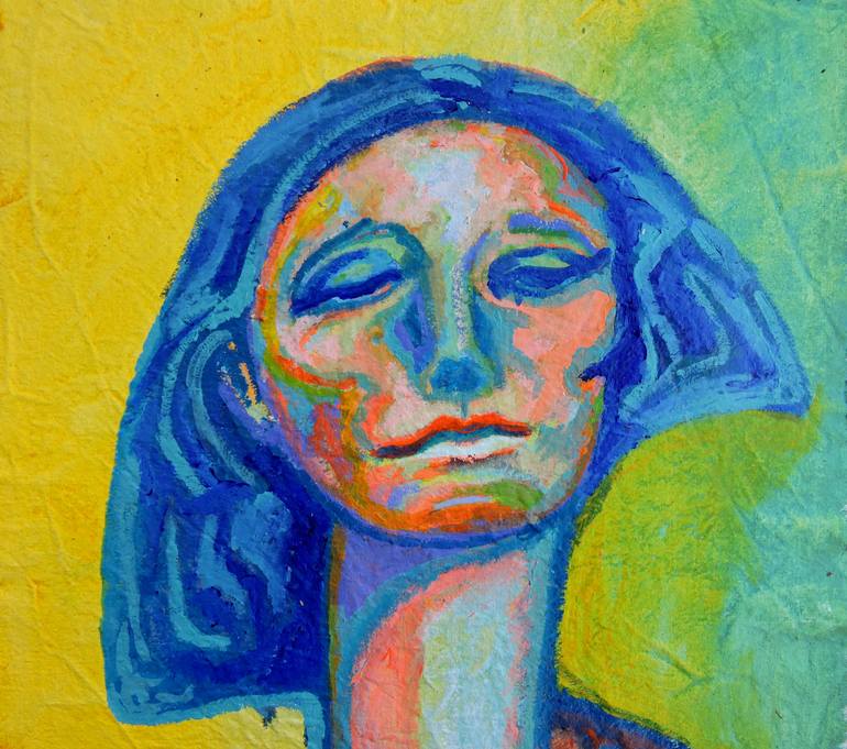 Original Contemporary People Painting by Raquel Sarangello