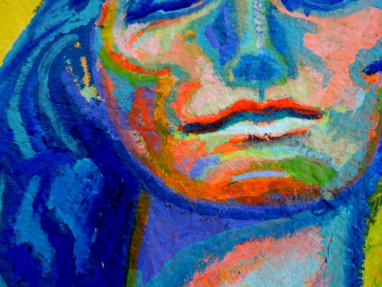 Original Contemporary People Painting by Raquel Sarangello