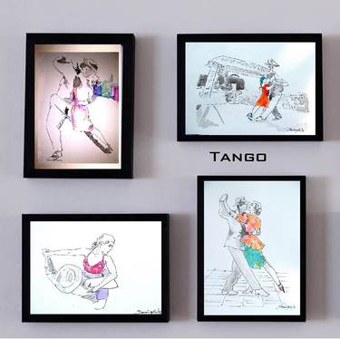 Original Music Drawings by Raquel Sarangello