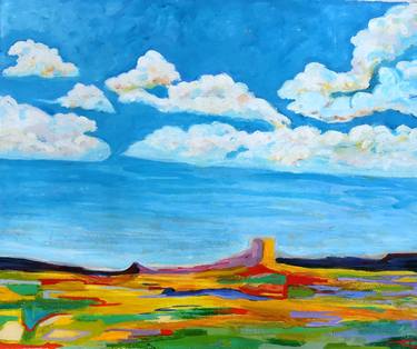 Original Fine Art Landscape Paintings by Raquel Sarangello