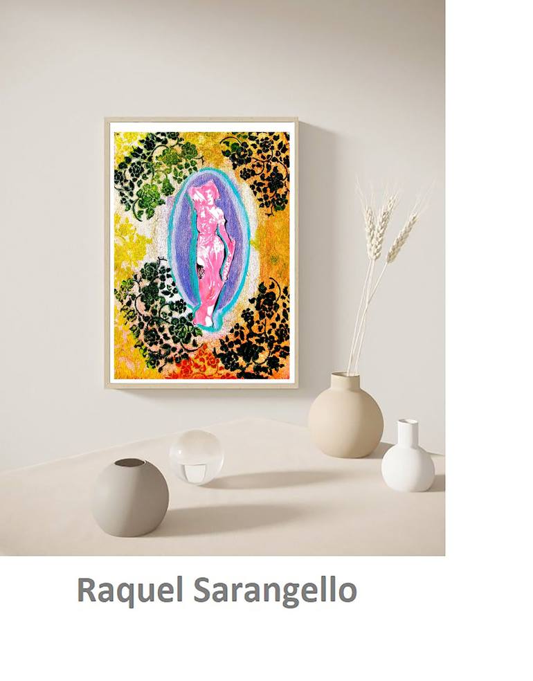 Original People Painting by Raquel Sarangello