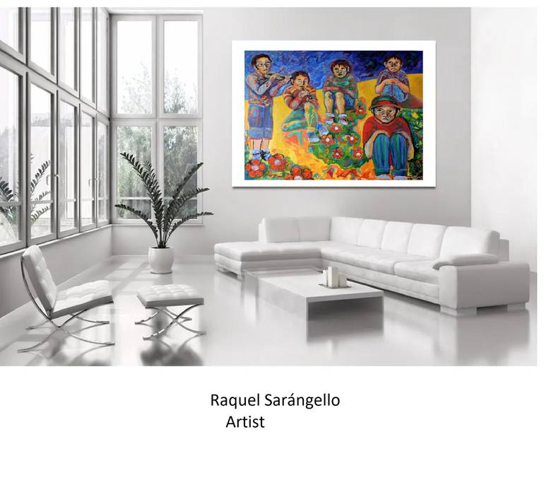 Original Music Painting by Raquel Sarangello