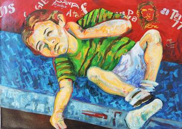 Original Expressionism Children Paintings by Raquel Sarangello
