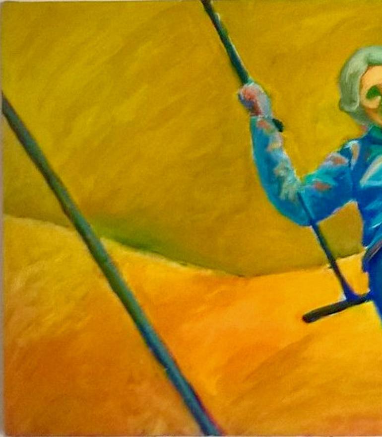 Original Figurative Landscape Painting by Raquel Sarangello