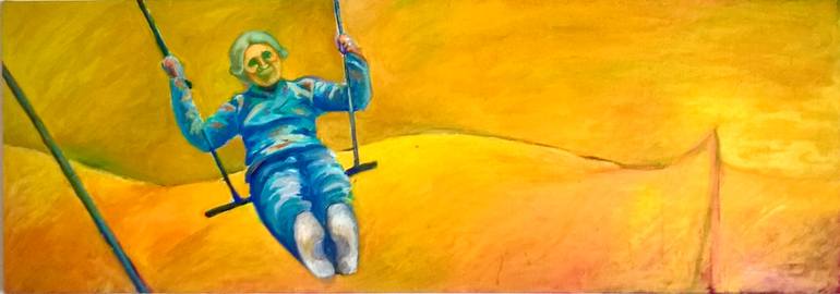Original Figurative Landscape Painting by Raquel Sarangello