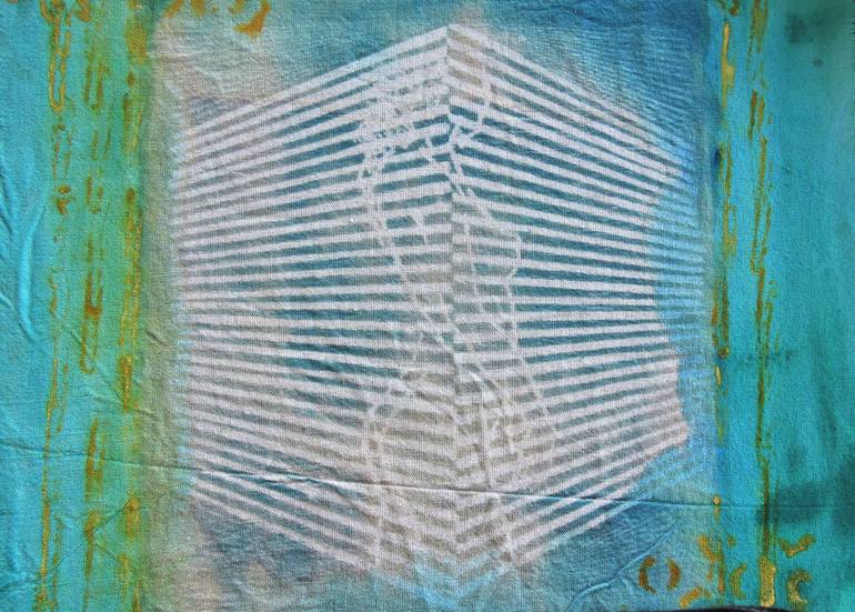 Original Minimalism Abstract Painting by Raquel Sarangello