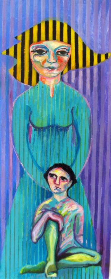 Original Figurative Popular culture Paintings by Raquel Sarangello