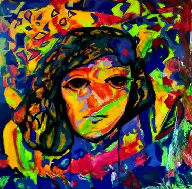 Print of Expressionism Portrait Paintings by Raquel Sarangello