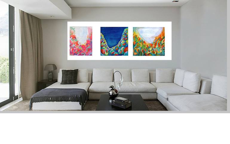 Original Abstract Expressionism Nature Painting by Raquel Sarangello
