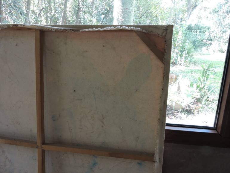 Original Expressionism Beach Painting by Raquel Sarangello