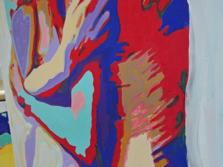 Original Figurative Women Painting by Raquel Sarangello