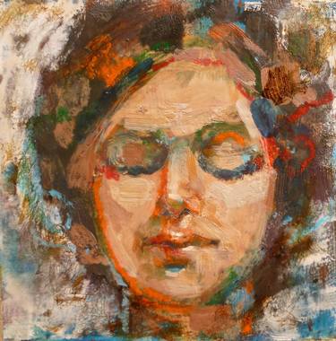 Original Impressionism Women Paintings by Ezshwan Winding