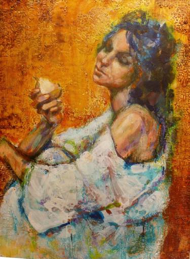 Print of Figurative Women Paintings by Ezshwan Winding