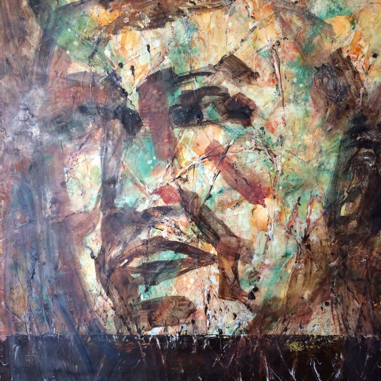 Original Figurative People Painting by Ezshwan Winding