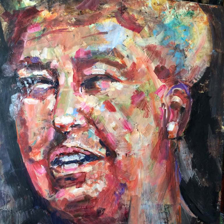 Original Figurative People Painting by Ezshwan Winding