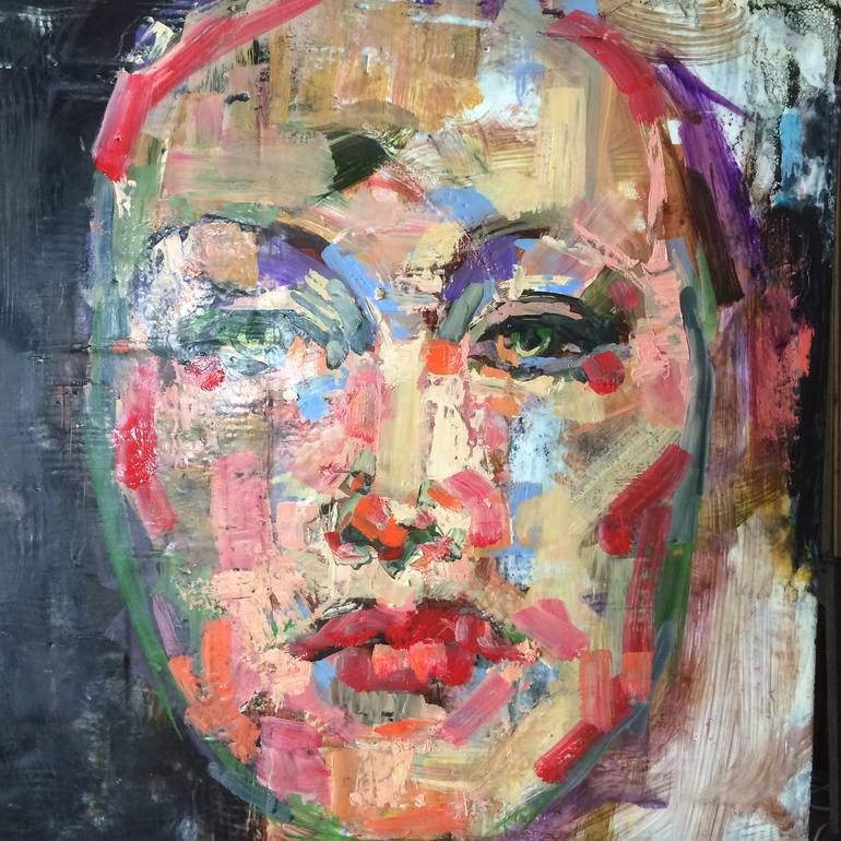 Original Figurative Pop Culture/Celebrity Painting by Ezshwan Winding