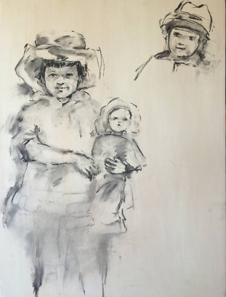 Original Children Painting by Ezshwan Winding