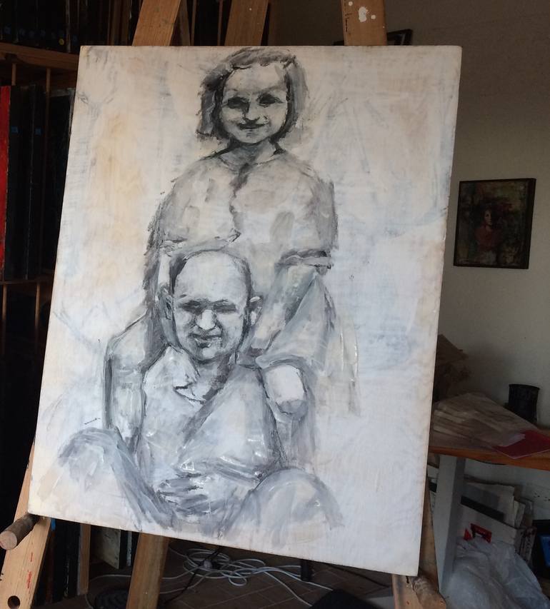 Original Figurative Children Painting by Ezshwan Winding