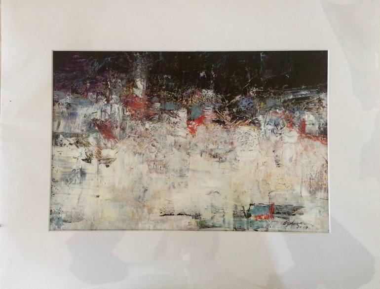 Original Abstract Expressionism Abstract Painting by Ezshwan Winding