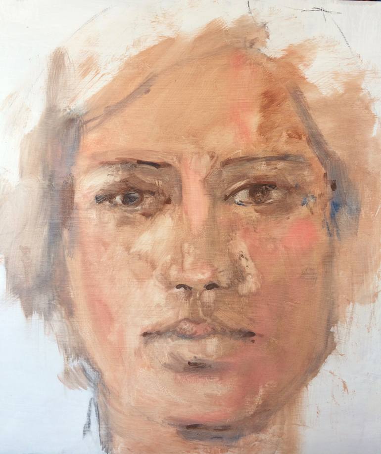 Original Figurative People Painting by Ezshwan Winding