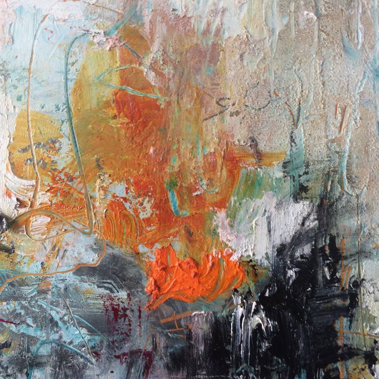 Original Abstract Expressionism Abstract Painting by Ezshwan Winding