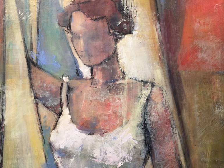 Original Figurative Abstract Painting by Ezshwan Winding
