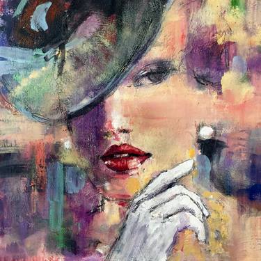 Original Figurative Women Paintings by Ezshwan Winding