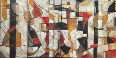 Original Art Deco Abstract Paintings by Ezshwan Winding