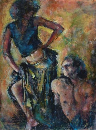 Original Impressionism Nude Paintings by Ezshwan Winding