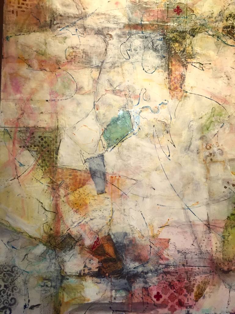 Original Abstract Expressionism Abstract Painting by Ezshwan Winding