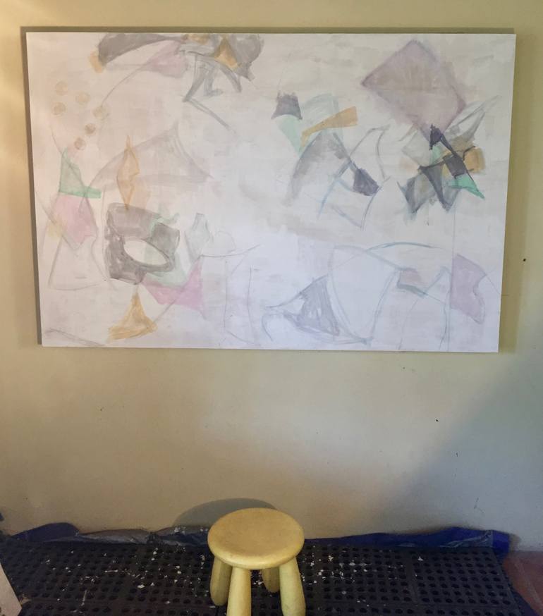 Original Abstract Expressionism Abstract Painting by Ezshwan Winding