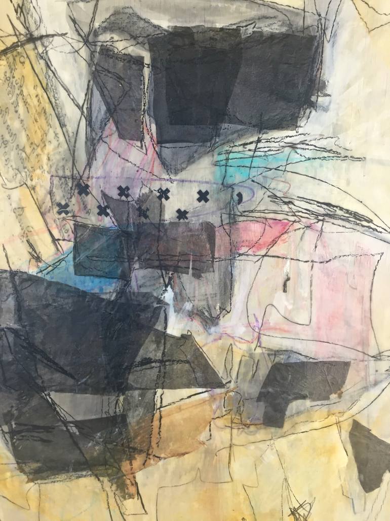 Original Abstract Expressionism Abstract Painting by Ezshwan Winding