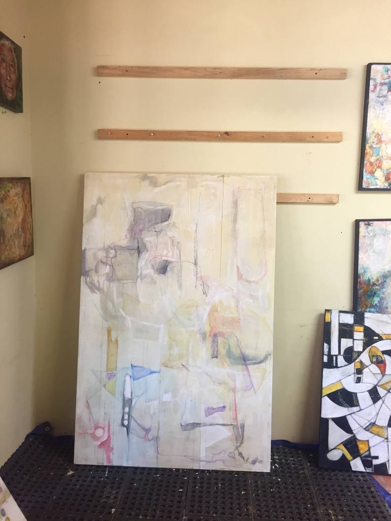 Original Abstract Expressionism Abstract Painting by Ezshwan Winding