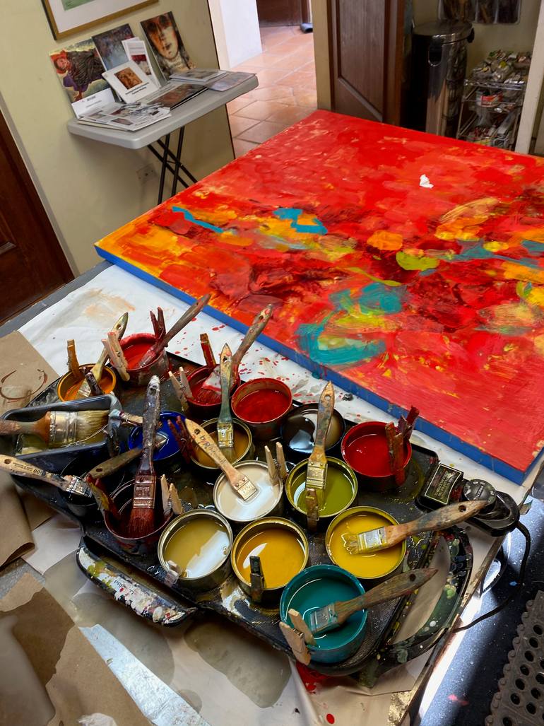 Original Abstract Painting by Ezshwan Winding