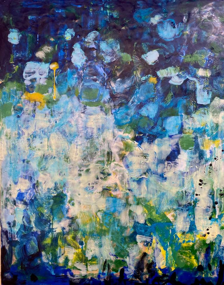 Original Expressionism Abstract Painting by Ezshwan Winding
