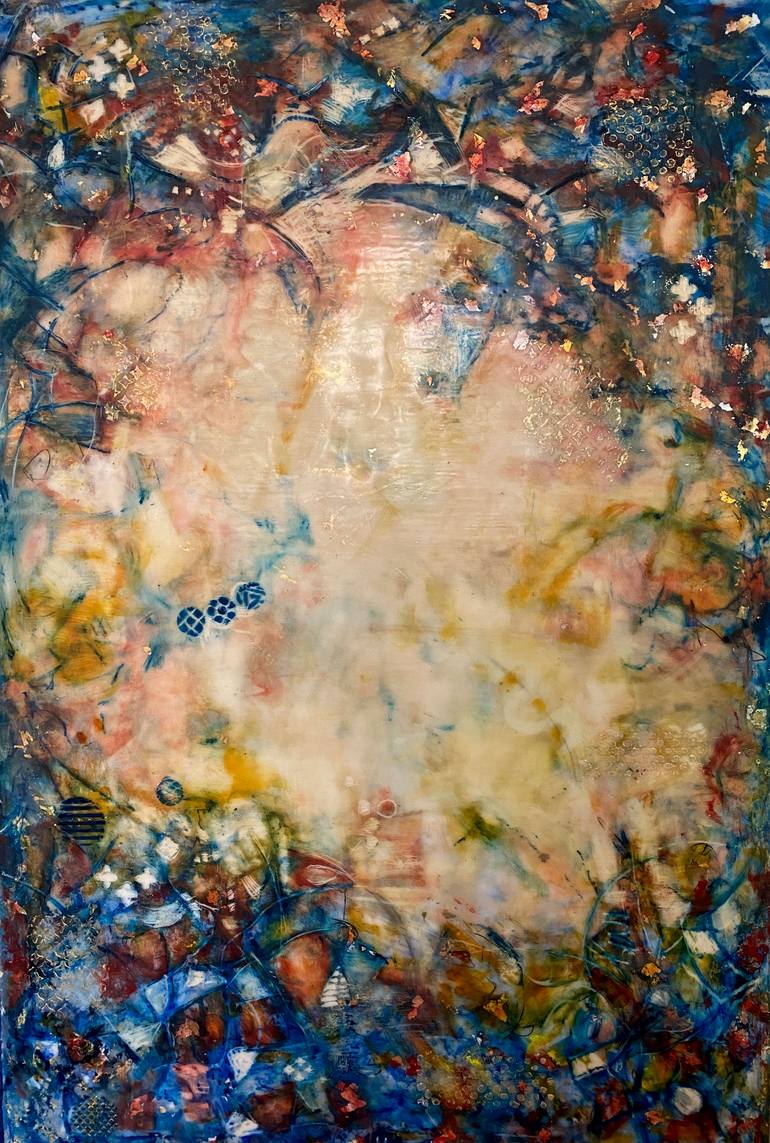 Original Conceptual Abstract Painting by Ezshwan Winding