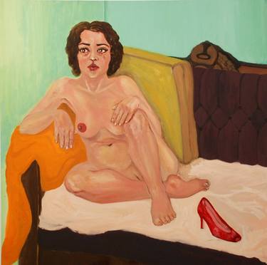 Print of Realism Erotic Paintings by Ceren Ceylaner