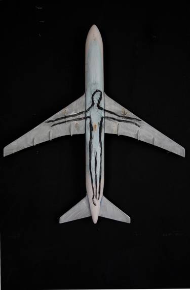 Untitled (airplane wih painted figure), 2005 thumb