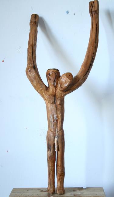 Original Expressionism Nude Sculpture by Tim Frederick Meagher