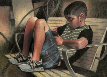 Original Figurative Children Drawings by Federico Milano