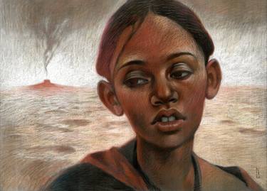 Original Figurative People Drawing by Federico Milano