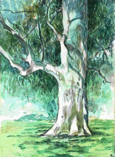 Original Color Field Painting Nature Painting by Federico Milano